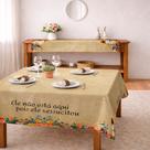 Kit de Toalha de mesa Quadrada E Caminho de Mesa Feliz Pascoa Diversos Modelo Kit de Toalha de mesa Quadrada E Caminho de Mesa Feliz Pascoa Diversos Modelo