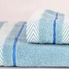 Kit de Toalhas de Banho e Rosto Azul, 2 Peças, Padrão Sólido, Toalha de Banho 70x140cm Kit de Toalhas de Banho e Rosto Azul, 2 Peças, Padrão Sólido, Toalha de Banho 70x140cm