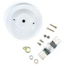 Kit de toldo Jandorf Canopy de 13 cm branco com orifício de 7/16 polegadas Kit de toldo Jandorf Canopy de 13 cm branco com orifício de 7/16 polegadas
