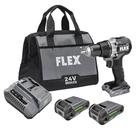Kit de torque Drill FLEX FX1151-2A 24V sem escova de 750 in-lbs
