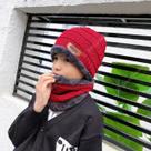 Kit De Touca Infantil Forrada Lã + Cachecol Veludo Inverno Kit De Touca Infantil Forrada Lã + Cachecol Veludo Inverno