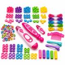 Kit de Trancinhas Infantil Miçangas para Cabelo Aplicador e Trançador 2 em 1 Menina Kit de Trancinhas Infantil Miçangas para Cabelo Aplicador e Trançador 2 em 1 Menina