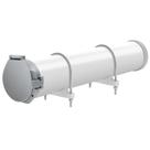 Kit de transporte de conduítes SDSNTE Steel Security para tubo de PVC de 15 cm