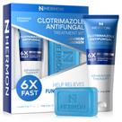 Kit de Tratamento Antifúngico Hermon Creme de Clotrimazol 57g Sabonete
