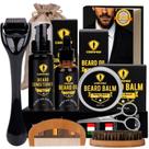 Kit de tratamento de barba Ceenwes atualizado com condicionador, óleo e muito mais