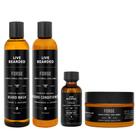 Kit de tratamento de barba Live Bearded Complete Forge Scent USA