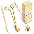 Kit de tratamento de velas Calary Candle Wick Trimmer, Snuffer & Dipper