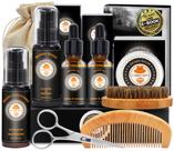 Kit de Tratamento para Barba XIKEZAN - Condicionador, Óleo, Bálsamo e Mais