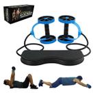 Kit De Treinos e Rodas Abdominais Workout MBFit