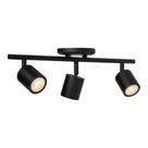 Kit de Trilho de Iluminação Amazon Basics 3 Luzes Dimerizável Preto