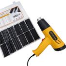 Kit de tubos termorretráteis Twippo 355 unidades com pistola de calor de 1000 W