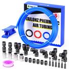 Kit de tubulação de ar TAILONZ PNEUMATIC Poliuretano 16m azul 3/8" OD