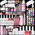 Kit de Unhas Acrílicas SAVILAND com Lâmpada UV, Pó e Líquido
