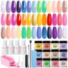 Kit de unhas AZUREBEAUTY Dip Powder 31 unidades, primavera e verão, 20 cores Kit de unhas AZUREBEAUTY Dip Powder 31 unidades, primavera e verão, 20 cores