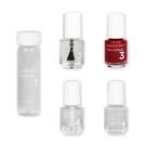 Kit de Unhas Dazzle Dry Mini 4 Passos - Sistema Fast Track Vermelho Cereja
