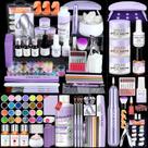 Kit de unhas de acrílico SAVILAND Professional com broca 120mL