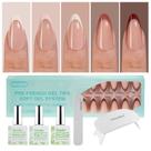 Kit de unhas de gel francês Vansiho Medium Ammond com luminária de unhas Kit de unhas de gel francês Vansiho Medium Ammond com luminária de unhas
