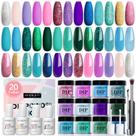 Kit de Unhas Dip Powder AZUREBEAUTY - 29 Peças com 20 Cores