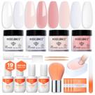 Kit de unhas Dip Powder Modelones com 4 cores e acessórios Kit de unhas Dip Powder Modelones com 4 cores e acessórios