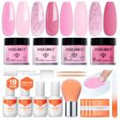 Kit de unhas Dip Powder Modelones Dia dos Namorados Pink Glitter Kit de unhas Dip Powder Modelones Dia dos Namorados Pink Glitter
