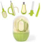 Kit de Unhas para Bebê Soltdsp 5 em 1 com Design de Cacto e Estojo Kit de Unhas para Bebê Soltdsp 5 em 1 com Design de Cacto e Estojo
