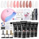 Kit de unhas Poly Extension Gel Modelones com lâmpada UV/LED de 48 W