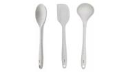 Kit de Utensílios em Silicone, Espátula, concha e Colher Vanilla BRINOX