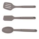 kit de Utensílios Tramontina Softta em Silicone Cinza 3 Peças