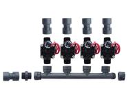 Kit de válvulas coletores Hunter PGV101-MM 4 Zone Dura com Flow Ctrl