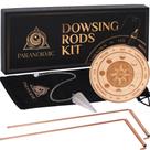 Kit de varas radiestésicas PARANORMIC Copper Spiritual com pêndulo
