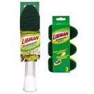 Kit de varinhas de prato Libman Dishmatic I-Stand com dispensador de sabão