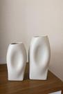 Kit de Vasos Decorativos em Cerâmica Design Orgânico