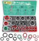Kit de vedação de vedação de compressor de sistema de condicionamento A/C XBVV 95 unidades