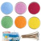 Kit de Velas com Cera de Areia CoolCrafts 900 g 6 Cores 20 Pavios Kit de Velas com Cera de Areia CoolCrafts 900 g 6 Cores 20 Pavios
