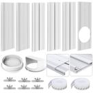 Kit de ventilação de janela AC com porta deslizante Kifiray com 6 painéis