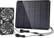 Kit de ventilação dupla solar Ttnde 30W à prova de intempéries