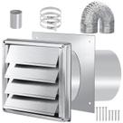 Kit de Ventilação para Secadora JIANBENKJ - 4 Polegadas - Com Mangueira/Dutos Kit de Ventilação para Secadora JIANBENKJ - 4 Polegadas - Com Mangueira/Dutos