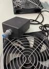 Kit De Ventilação universal com 2 coolers 120x120x25mm Bivolt automático com Ajuste velocidade