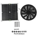 Kit de ventiladores de painel solar CAMAQUI Arsor 100W 3000 RPM 25cm