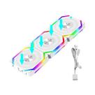 Kit De Ventiladores De Resfriamento RGB Silencioso PWM De 360mm E 120mm JUMPEAK CS120 ARGB Modular