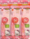 Kit de viagem Hello Kitty para escova de dentes para crianças com ventosa