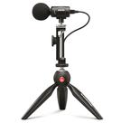 Kit de vídeo: microfone condensador estéreo digital Shure MV88+