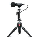 Kit de Vídeo Shure Microfone Digital MV88+ e Tripé Manfrotto