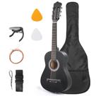 Kit de Violão Acústico Ktaxon 30" 6 Cordas Basswood Preto