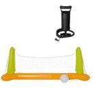 Kit de volei inflável para piscina intex com bola e rede 239x64cm + bomba de ar manual Kit de volei inflável para piscina intex com bola e rede 239x64cm + bomba de ar manual