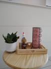 Kit de Xícaras Empilhável 200ml Rosa Decorada Grãos de Café & Frases + Suporte