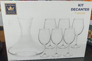 Kit Decanter 7 peças Bohemia Crystal Kit Decanter 7 peças Bohemia Crystal