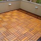 Kit Deck de madeira 30x30cm com 25 Placasmodularesmadersilva