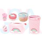 Kit Decora Para Quarto Do Bebe 6 Peças Arco Iris - plasutil