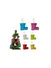 KIT Decoração de Arvore de Natal Colorido Mini Papai Noel Botas Papai Noel pendurável Bolas de Natal KIT Decoração de Arvore de Natal Colorido Mini Papai Noel Botas Papai Noel pendurável Bolas de Natal